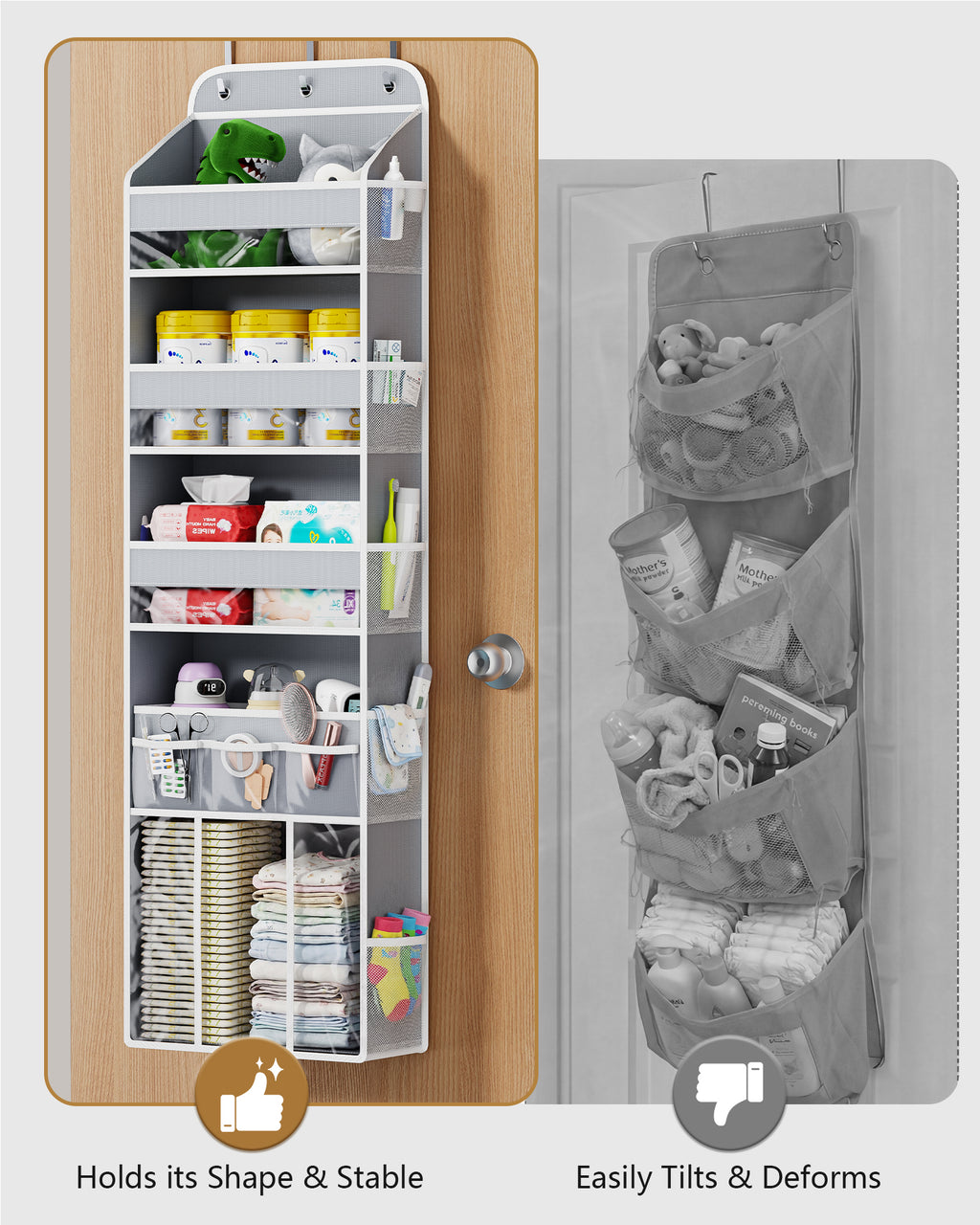 5-Tier Over the Door Organizer for Nursery