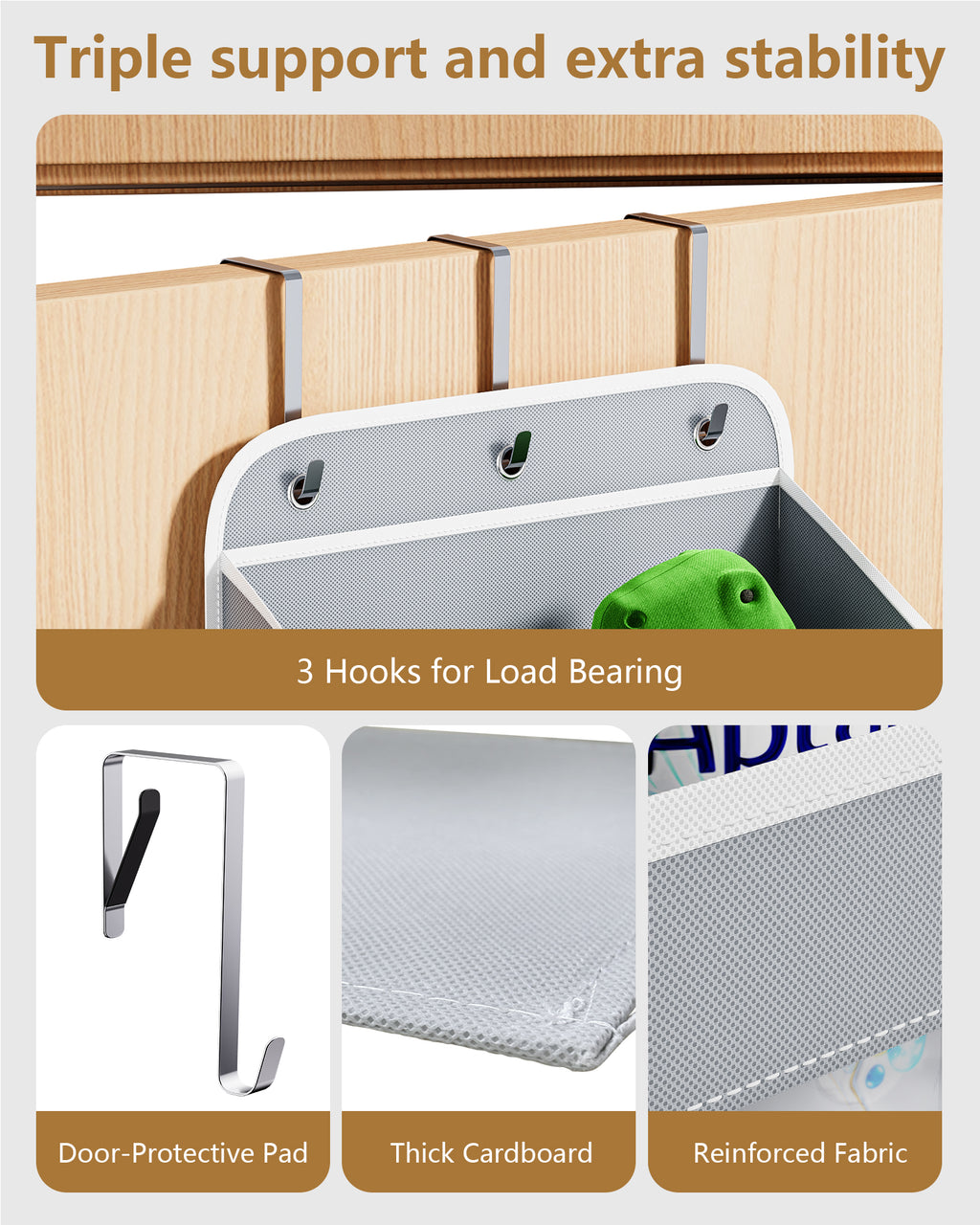 5-Tier Over the Door Organizer for Nursery
