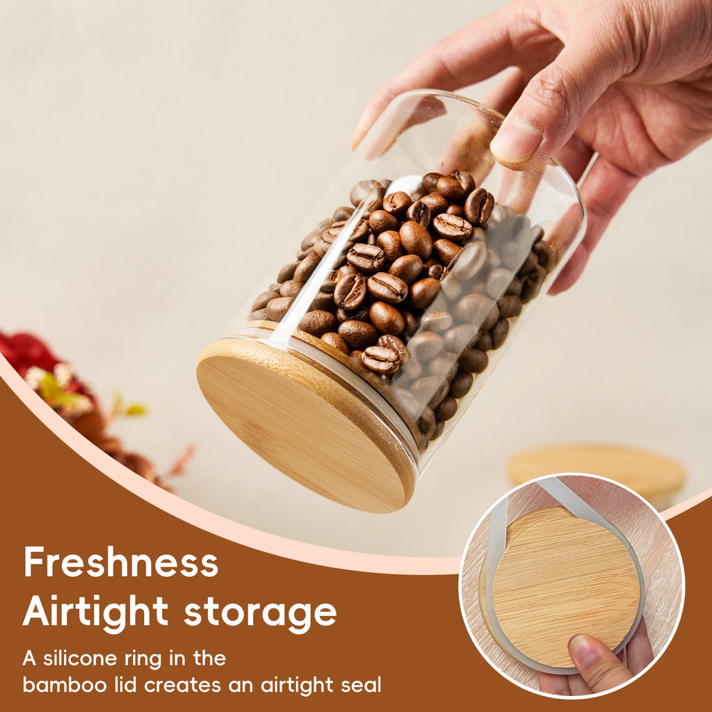 15oz Glass Sugar Container with Spoon