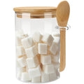 15oz Glass Sugar Container with Spoon