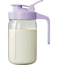 32oz Glass Breast Milk Pitcherwith Lid
