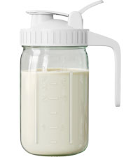 32oz Glass Breast Milk Pitcherwith Lid
