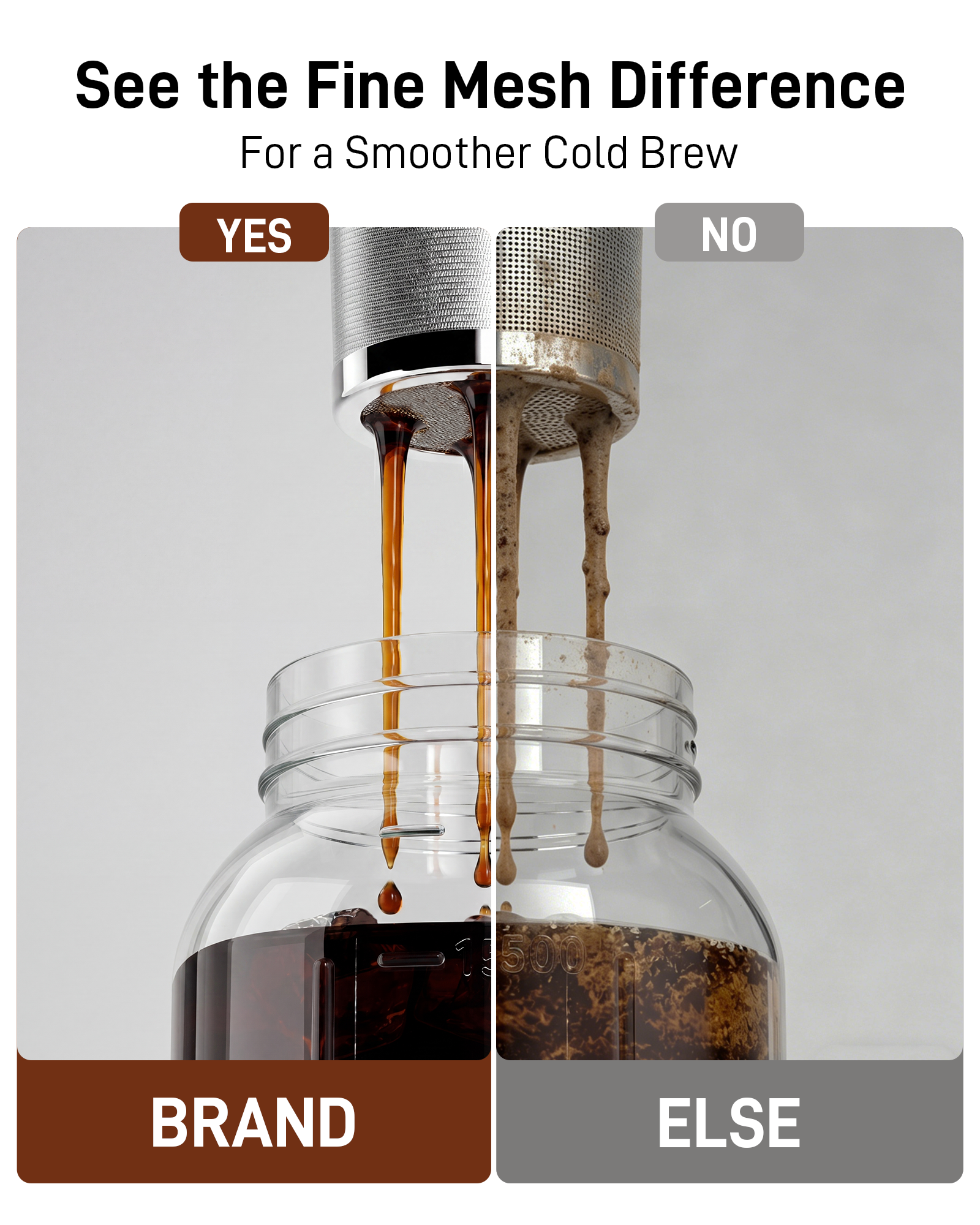 64oz Glass Cold Brew Coffee Maker