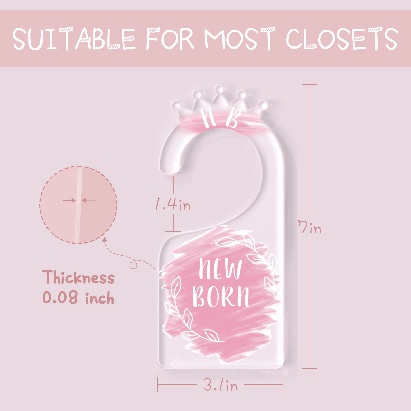 Baby Closet Dividers Set of 7
