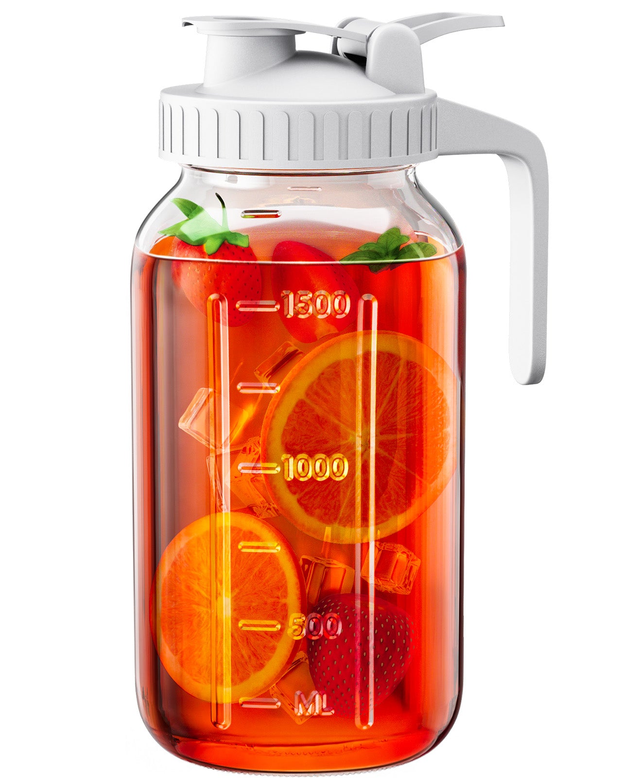 64oz Glass Pitcher with Lid