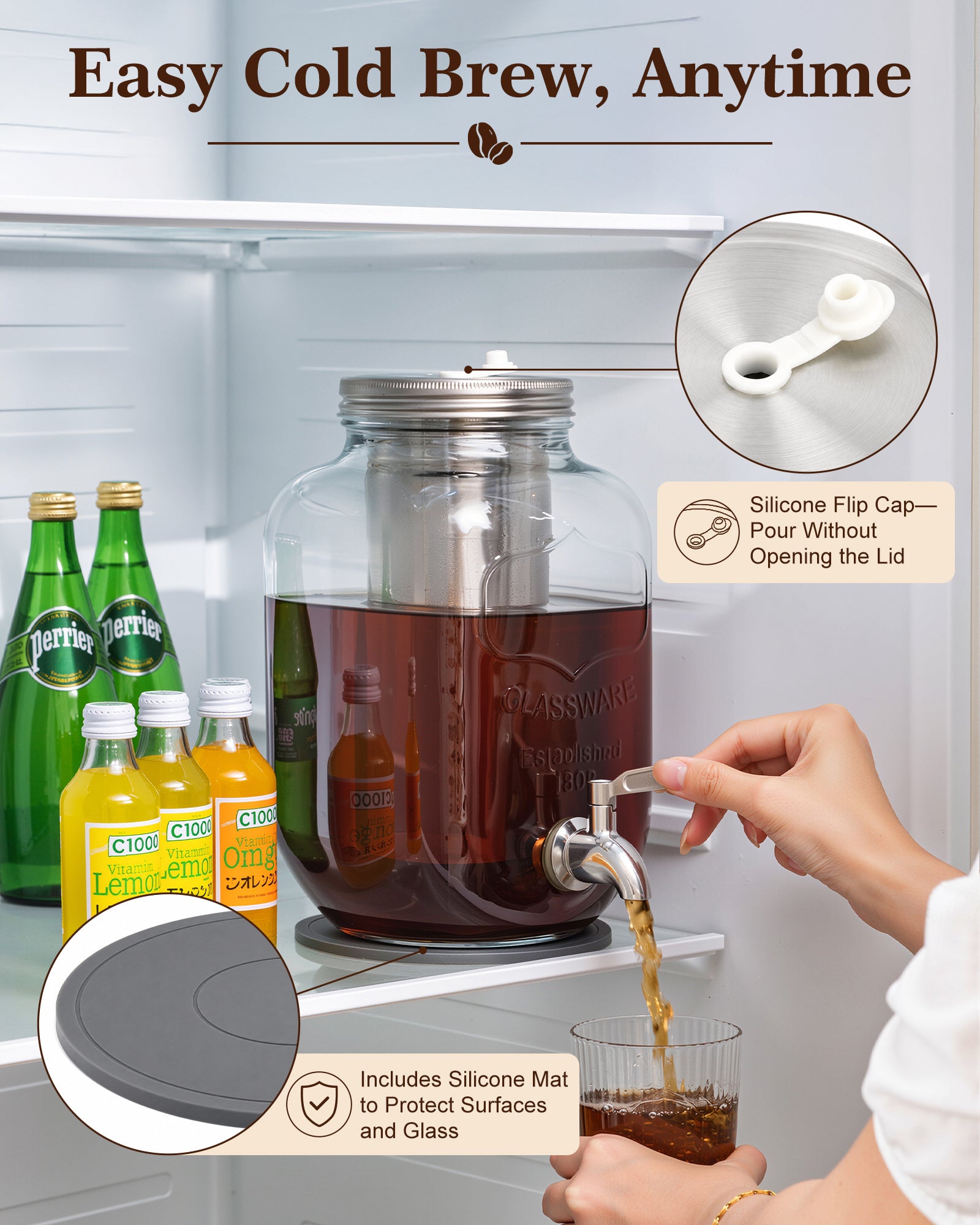 1 Gallon Cold Brew Coffee Maker